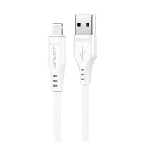  USB kabelis Acefast C3-02 MFi USB-A to Lightning 1.2m white 